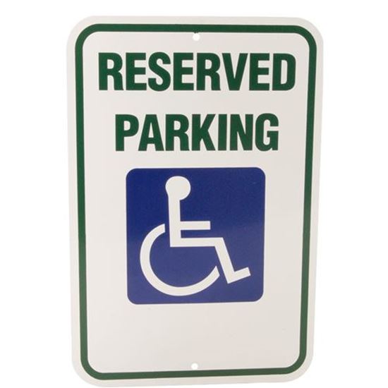 Sign,reserved Parking. Restaurant Equipment & Foodservice Parts - PartsFPS