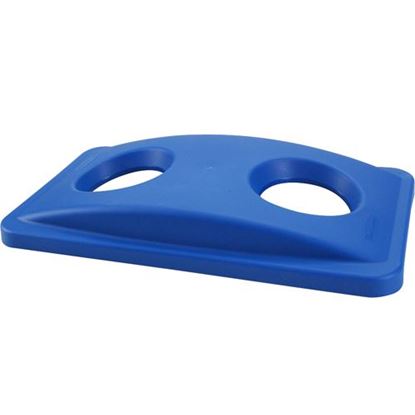 Lid,Container (Blue, Slim Jim) for Rubbermaid Part# RBMDFG269288BLUE