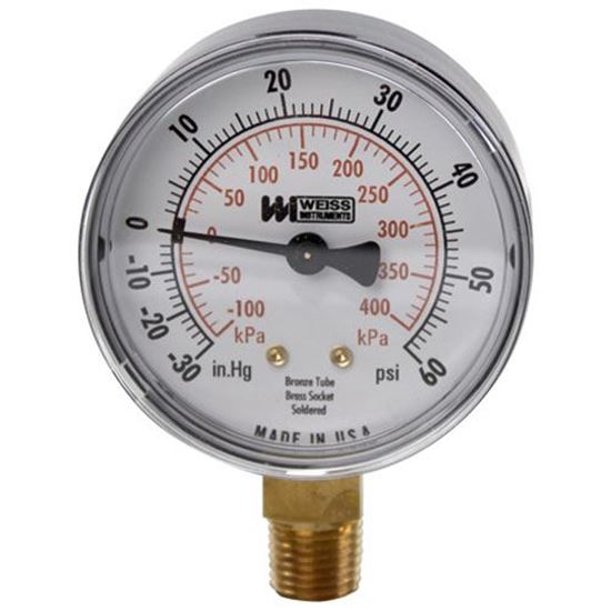 Compound Gauge2-1/2, 30Vac-60Psi for Groen Part# 084208. Restaurant ...